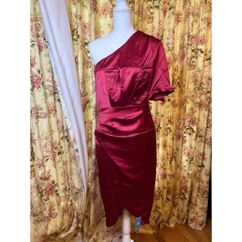 Cupshe Red Cocktail Dress Size Medium Brand New With Tags